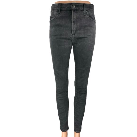 Abercrombie & Fitch Simone Women's Black High Rise Super Skinny Denim Jeans 29 - Picture 1 of 5